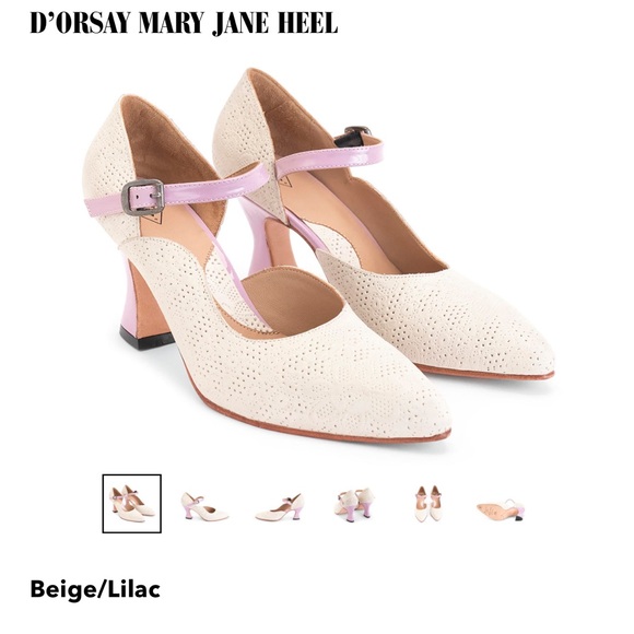 John Fluevog White and Pink Heels - Picture 7 of 8